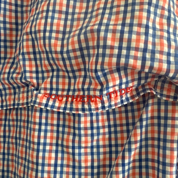 Southern Tide checkered button down shirt - Picture 6 of 7